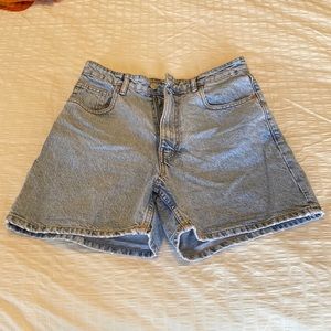 ZARA High Waisted Mom Shorts